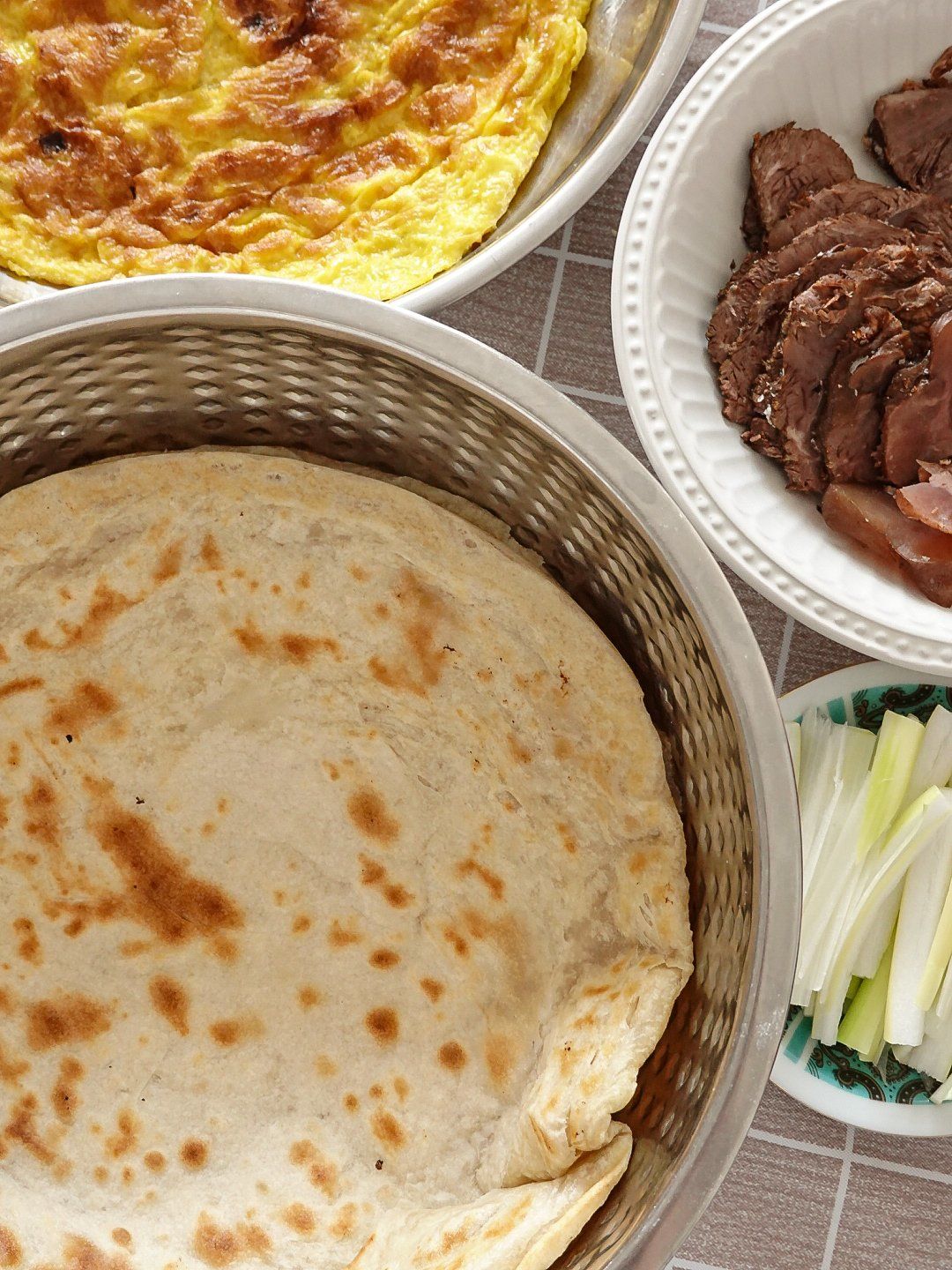 我家的年味主食|初三烙饼摊鸡蛋