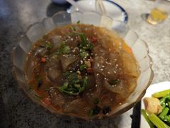黄瓜拌拉皮-华盛园卷子王农家菜水库鱼