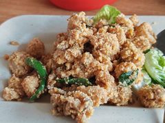 咸蛋黄鱿鱼-真浪大家乐海鲜餐馆