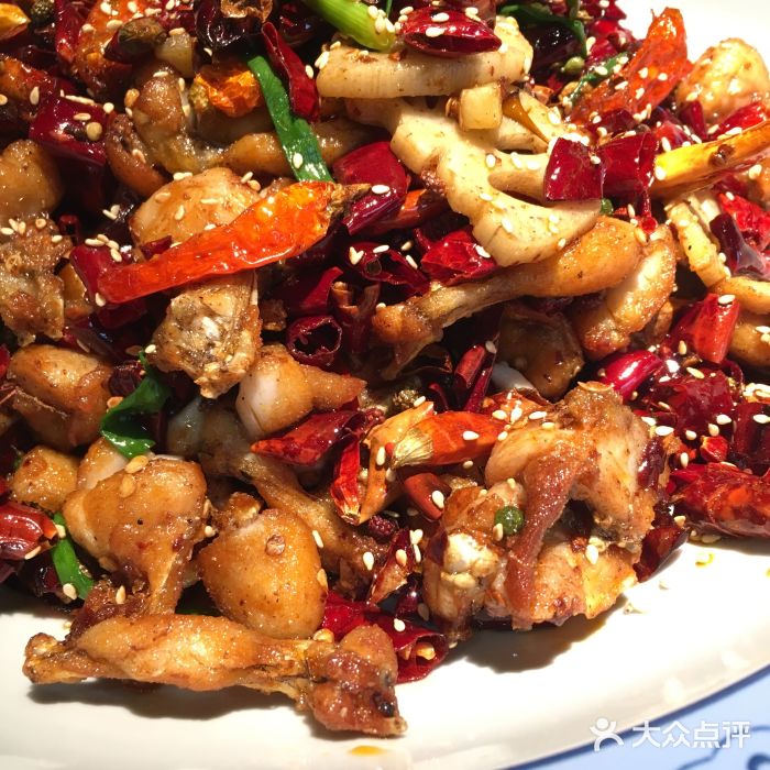 蚝魁·高压锅蒸生蚝·海鲜专门店(体育西店)香辣田鸡图片