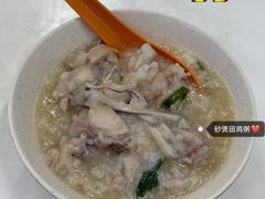 -长城砂煲田鸡粥
