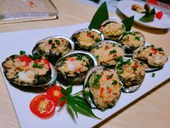 蒜香小鲍鱼-清水日本料理铁板烧(学府路店)