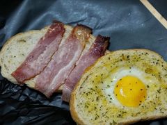 太阳蛋培根烤吐司-星巴克(广州淘金路店)