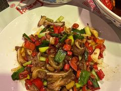 空心菜梗子炒油渣-文和友老长沙龙虾馆(化龙池店)