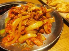 炒五花肉-包装马车·韩国料理·포장마차