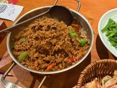 牛肝菌炒饭-老滇山寨•云南特色菜•地方菜•民族风情歌舞表演(金碧店)