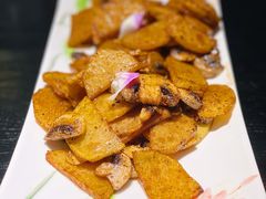 黑胡椒土豆烧口蘑-梧桐树下(云锦世家店)