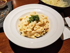 明太子奶油斜管面-山杏yama-katsu·吉列炸物