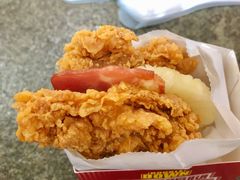 培根鸡腿重磅肉霸堡-肯德基(石桥铺店)