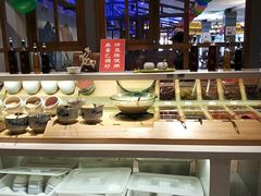 自助调料区-小牛海记潮汕牛肉店(永定路店)