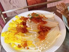清蒸娃娃菜金针菇-黄寺蒸汽海鲜(黄寺大街店)