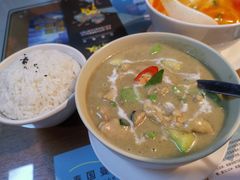中部绿咖喱鸡肉-帕蓝·暹罗料理(曲阳店)
