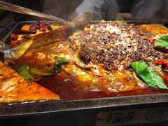 重庆豆花烤鱼-探鱼·鲜青椒爽麻烤鱼(广州花都来又来店)