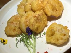 白洋淀虾肉藕饼-小放牛炒菜馆(中山路乐汇城店)