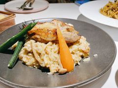 蒜香蘑菇鸡肉烩饭-秀儿家の小确幸花园西餐厅