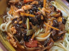 鱼香肉丝饸烙面-西南大学北碚校区-竹园学生食堂