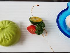 极品燕液虾饺王拼野生珍菌素菜包-广州塔晖粤轩中餐厅