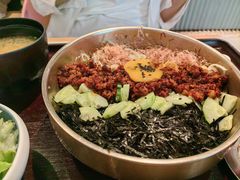 韩式牛肉拌饭定食-dodonpa.墩墩伐 便当食堂(博华广场店)