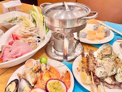 -亚龙湾希尔顿自助餐厅·海鲜·烧烤·沙滩BBQ·现场乐队