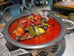 -探鱼·鲜青椒爽麻烤鱼(苏宁广场店)
