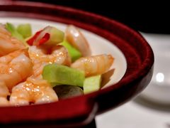 芥兰石烹虾-香山湖家家宴(中山陵店)
