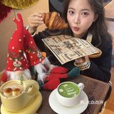 三里屯的这家咖啡店真的好漂亮！圣诞🎄氛围