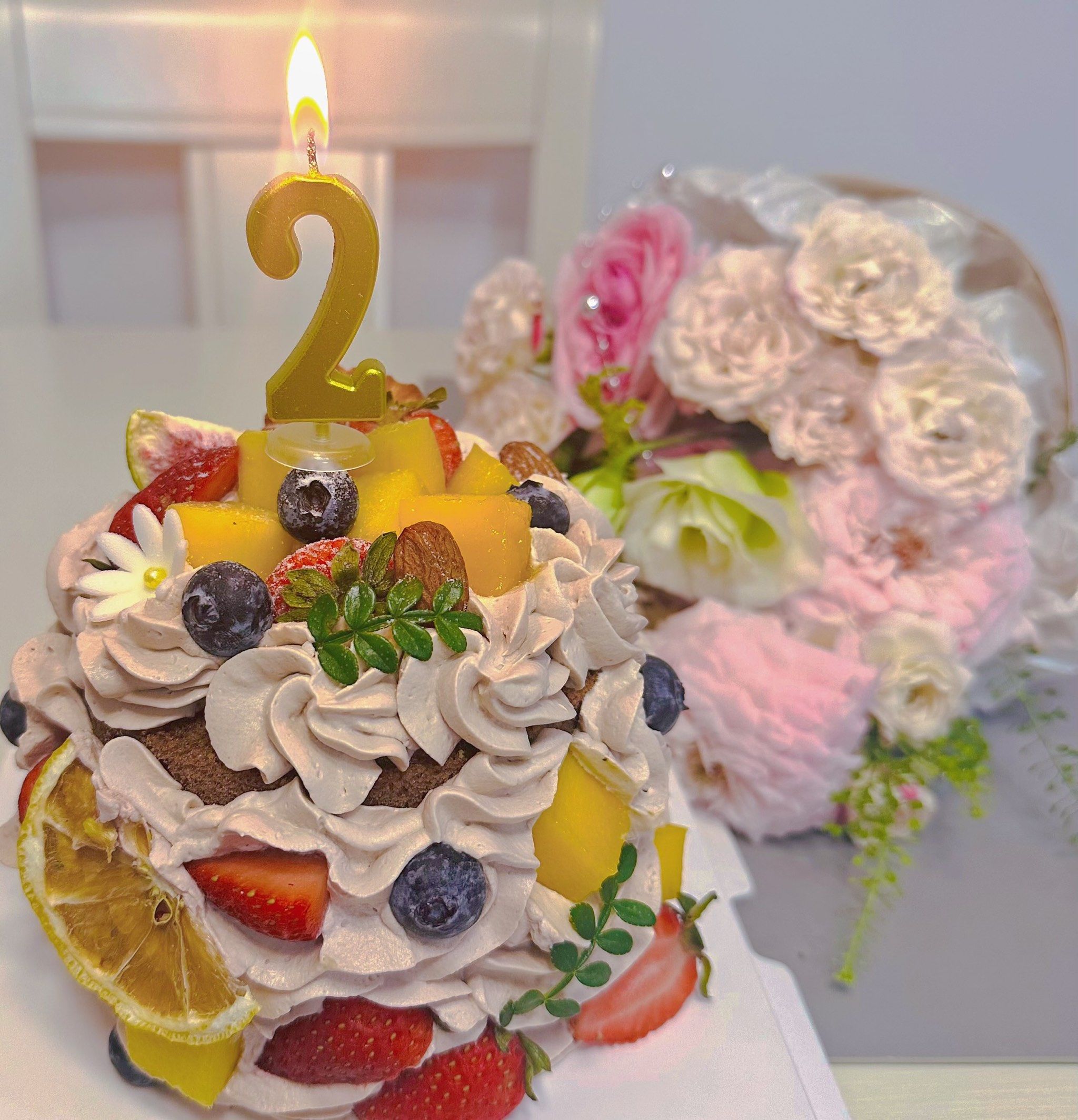 两周年蛋糕