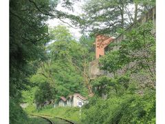-乌龙涧铁道铁轨景