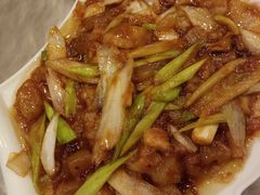 葱烧蹄筋-清雅轩·清真菜·春饼•烤鸭(滑翔店)