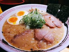 黑麻油豚骨拉面-老龙亭拉面店