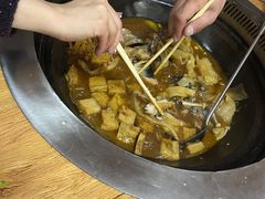 -北京龙庆四季香农家饭庄·灶台鱼·碳烤虹鳟鱼(龙庆峡店)