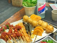 菠萝牛肉-川麻婆泥锅涮肚·串串火锅(物资学院店)