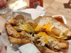 肯德基避风塘大虾鸡腿双层堡-肯德基(大成店)