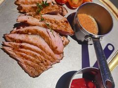 炭烤猪颈肉-小大董·烤鸭(西单大悦城店)