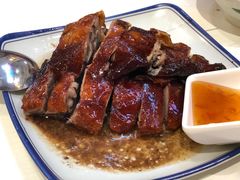 明炉吊烧脆皮鸭-食运茶餐厅(文化宫店)