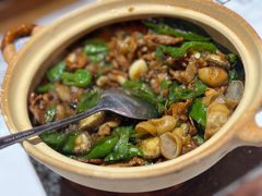 鲍鱼辣椒炒肉-农耕记·湖南土菜(南山欢乐海岸店)
