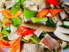 炒松茸鸡枞野香菇-龙姐私房菜(和顺古镇店)