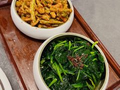 孜然菠菜两吃-隐山栖(鸿泰佳园店)