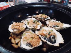 蒜茸焗生蚝-鹤睦鱼生·啫啫煲·海鲜(保利百合店)