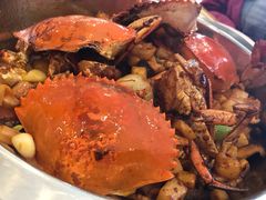 香辣蟹炒菜-秦记香辣蟹(松榆里店)