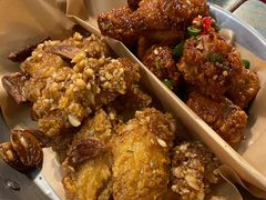 炸鸡翅一半一半-富乐满韩国正宗炸鸡韩国料理(虹泉路店)