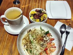 芝士蘑菇鲜虾意大利面-BE BRIGHT KITCHEN(正佳广场店)