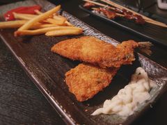 炸竹荚鱼-日本料理神拉面
