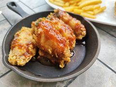 蜂蜜蒜香鸡中翅-盐说Salt Talk北美风味西餐厅(海上世界店)