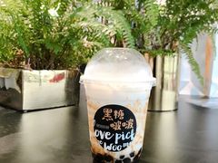 黑糖啵啵鲜奶-混果汁(福田领展中心城店)