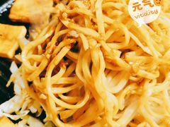 炙子烤面条-义聚成老北京炙子烤肉(门框店)