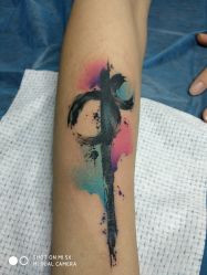 水墨-怪咖纹身刺青