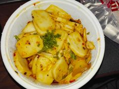 回锅肉炒年糕-咬不得高祖生煎·简餐(高银街店)