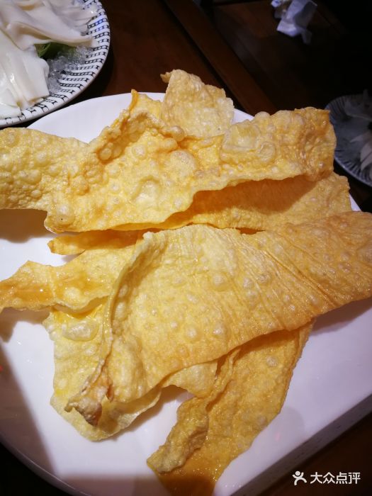 鸿兴老火锅炸豆皮图片 - 第2张