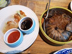 笼仔糯米酱排骨-老头儿油爆虾(胜利河美食街店)